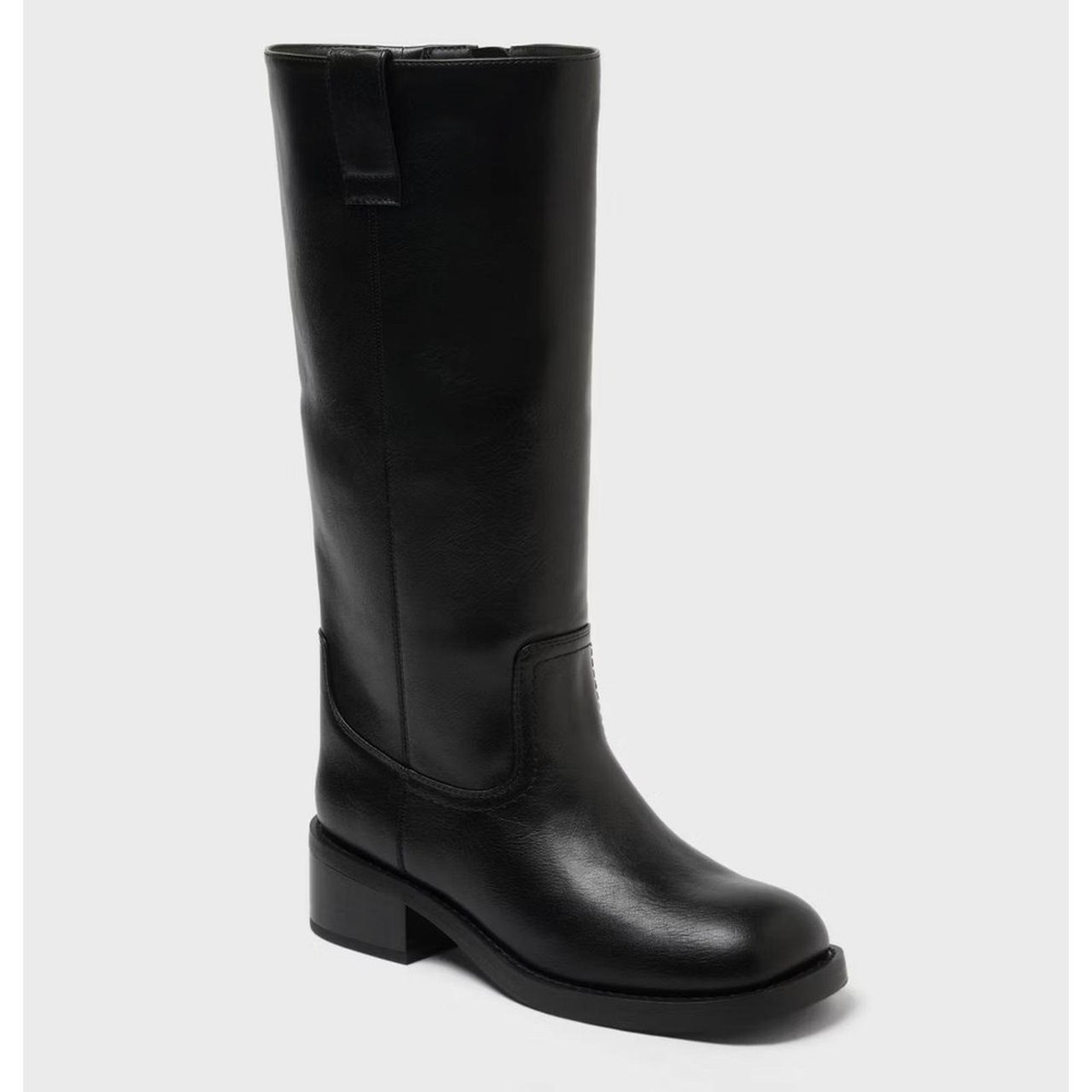 Black Mid Calf Riding Boots Universal Thread Mai Size 7 NWT